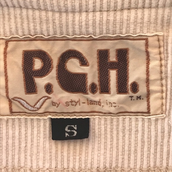 Vintage P.C.H. corduroy zip up hooded jacket - Picture 3 of 8